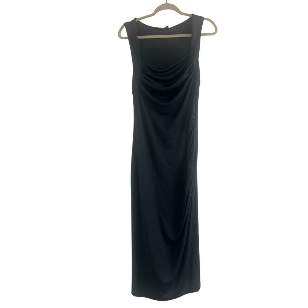 Cider Charcoal Gray Midi Bodycon Dress - Picture 6 of 9